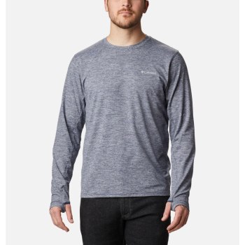 Pánské Mikiny Columbia Tech Trail Long Sleeve Crew II Tmavě Blankyt ABWKVY456